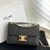 Replica Celine Medium Wiltern Bag in Smooth Calfskin 113673 Black 2