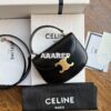 Replica Celine Mini Besace Clea In Shiny Calfskin 10L063 Chalk 2