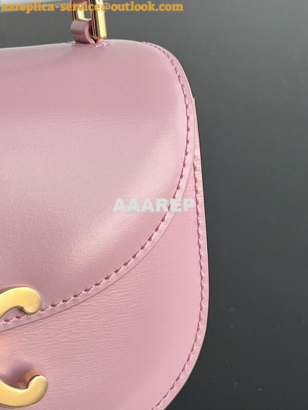 Replica Celine Mini Besace Clea In Shiny Calfskin 10L063 Rose 10