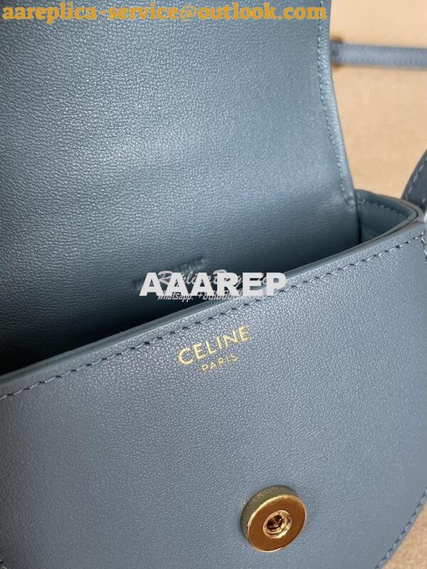 Replica Celine Mini Besace Cuir Triomphe In Smooth Calfskin 10J303 Den 15