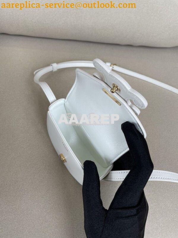 Replica Celine Mini Besace Cuir Triomphe In Smooth Calfskin 10J303 Whi 10