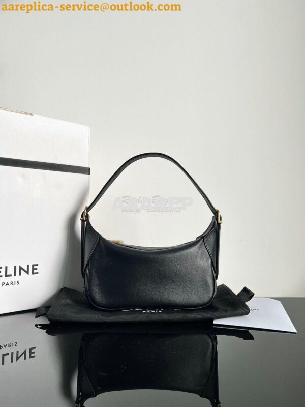 Replica Celine Mini Romy In Supple Calfskin 10K123 Black 3