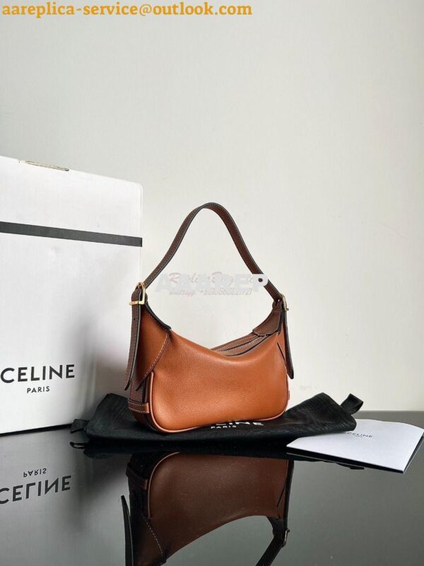 Replica Celine Mini Romy In Supple Calfskin 10K123 Tan 4