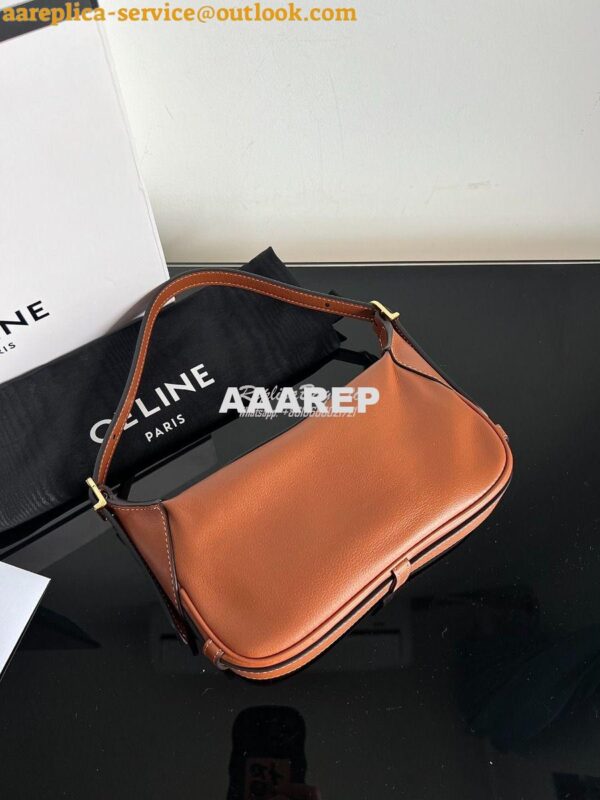 Replica Celine Mini Romy In Supple Calfskin 10K123 Tan 7