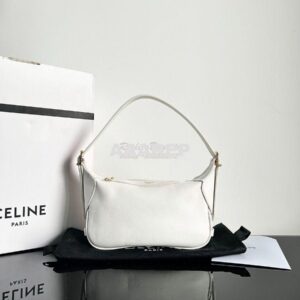 Replica Celine Mini Romy In Supple Calfskin 10K123 White