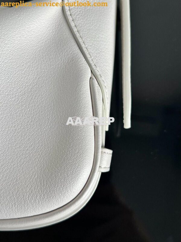 Replica Celine Mini Romy In Supple Calfskin 10K123 White 10