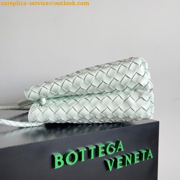 Replica Bottega Veneta Andiamo Medium Bag In Glacier Intrecciato Lambskin 6