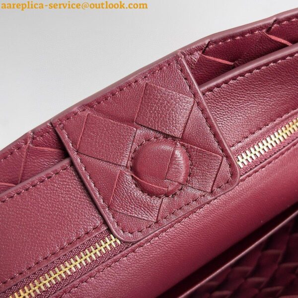 Replica Bottega Veneta Andiamo Small Bag in Barolo Intrecciato Lambskin 12