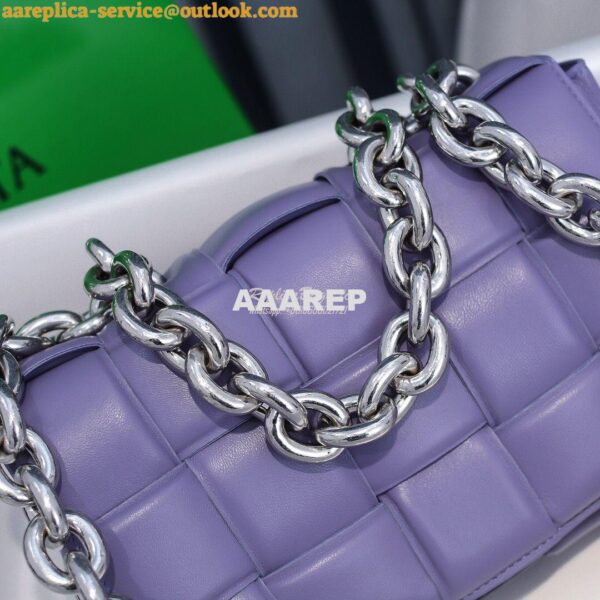 Replica Bottega Veneta BV The Chain Cassette 631421 Lavender w Silver 5