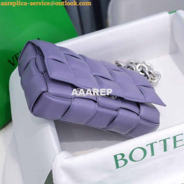 Replica Bottega Veneta BV The Chain Cassette 631421 Lavender w Silver 6