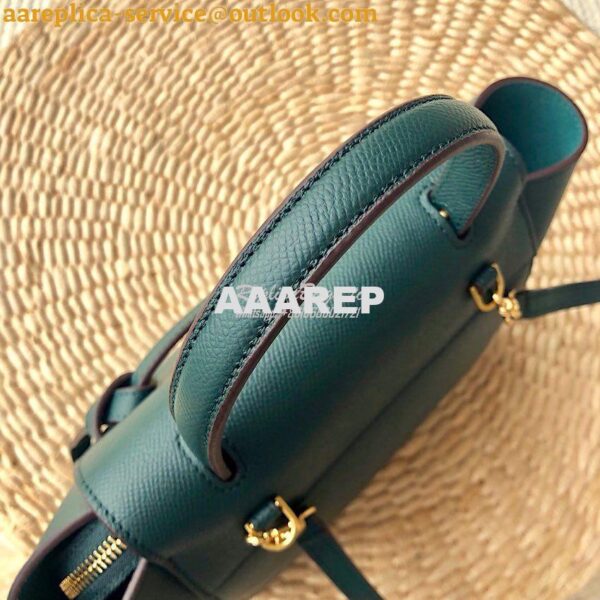 Replica Celine Nano Belt Bag Amazone Grained Calfskin 185003 6