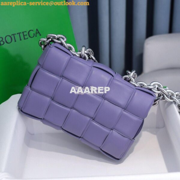 Replica Bottega Veneta BV The Chain Cassette 631421 Lavender w Silver 10