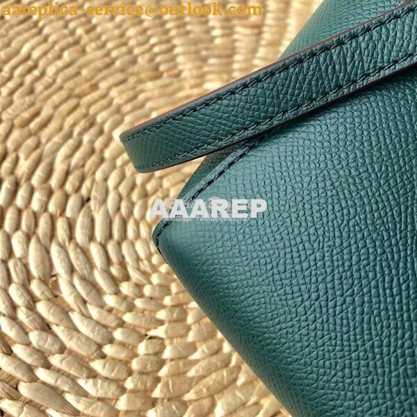 Replica Celine Nano Belt Bag Amazone Grained Calfskin 185003 8