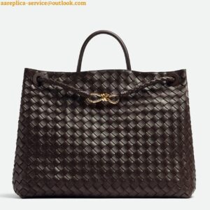 Replica Bottega Veneta Large Andiamo bag In Fondant Intrecciato Lambskin