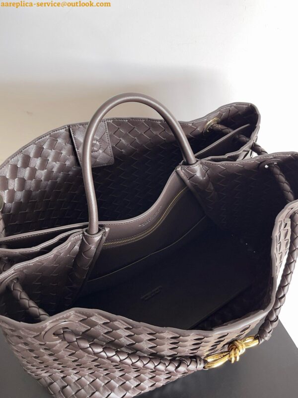 Replica Bottega Veneta Large Andiamo bag In Fondant Intrecciato Lambskin 8