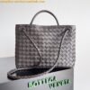 Replica Bottega Veneta Medium Andiamo Bag In Praline Intrecciato Lambskin 2