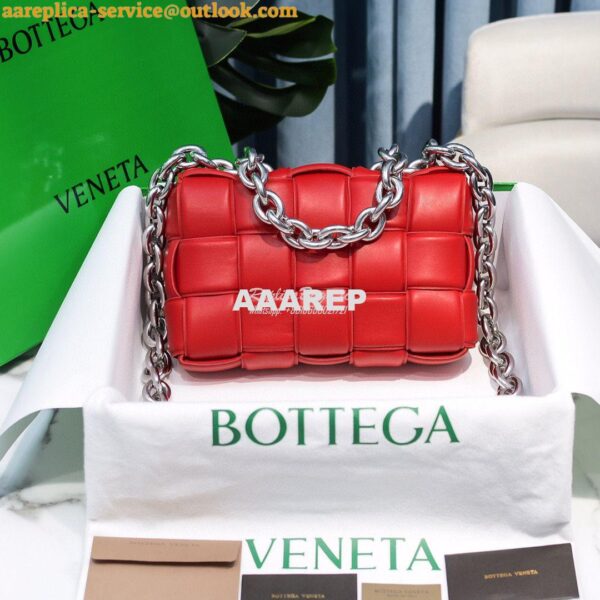 Replica Bottega Veneta BV The Chain Cassette 631421 Red 3