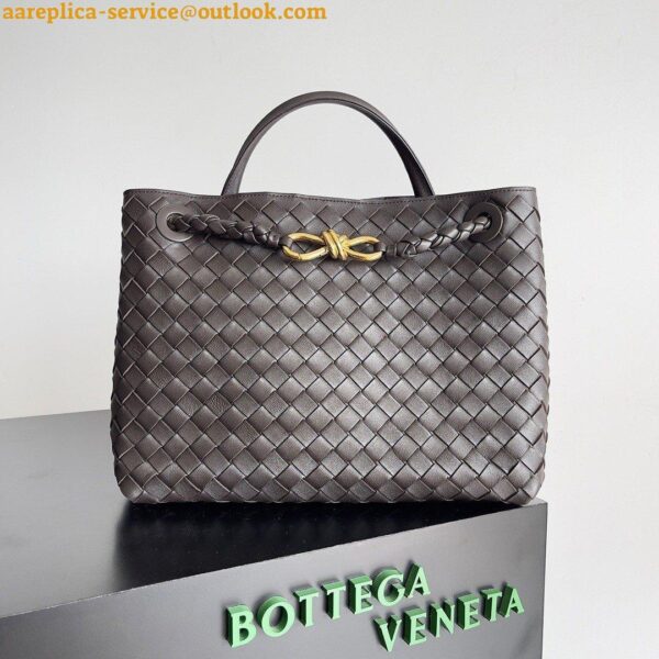 Replica Bottega Veneta Medium Andiamo Bag In Fondant Intrecciato Lambskin 6