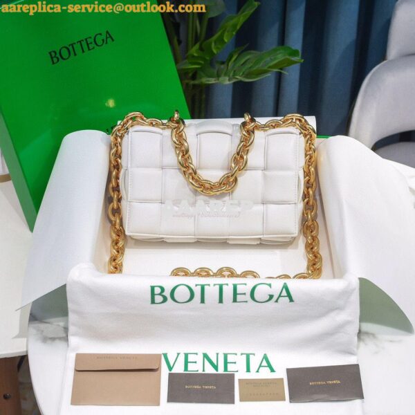 Replica Bottega Veneta BV The Chain Cassette 631421 White