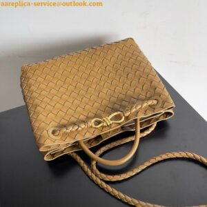 Replica Bottega Veneta Medium Andiamo Bag In Praline Intrecciato Lambskin 2