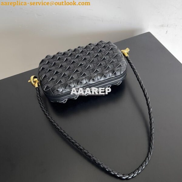 Replica Bottega Venata BV Knot Minaudiere With Strap Knotted Intreccio 4