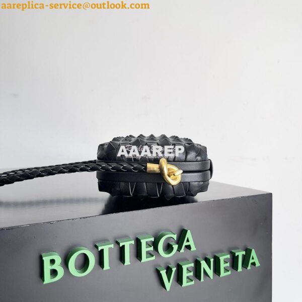 Replica Bottega Venata BV Knot Minaudiere With Strap Knotted Intreccio 5