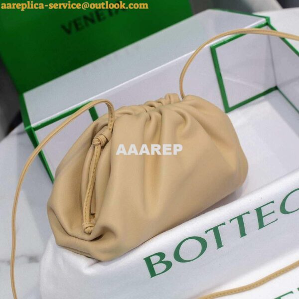 Replica Bottega Veneta 585852 BV Mini Pouch Apricot Bag 5