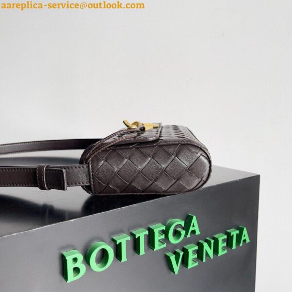 Replica Bottega Veneta Mini Andiamo Cross-Body Bag in Fondant Intrecciato Lambskin 5