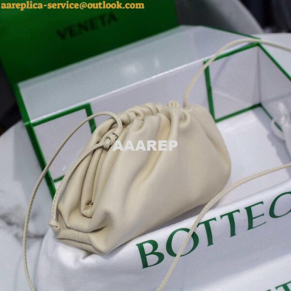 Replica Bottega Veneta 585852 BV Mini Pouch Beige Bag 5