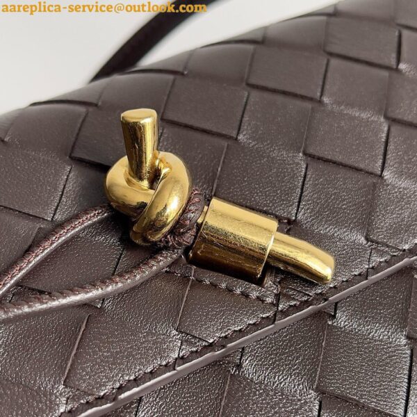 Replica Bottega Veneta Mini Andiamo Cross-Body Bag in Fondant Intrecciato Lambskin 12