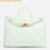 Replica Bottega Veneta Small Andiamo Bag In Fondant Intrecciato Lambskin