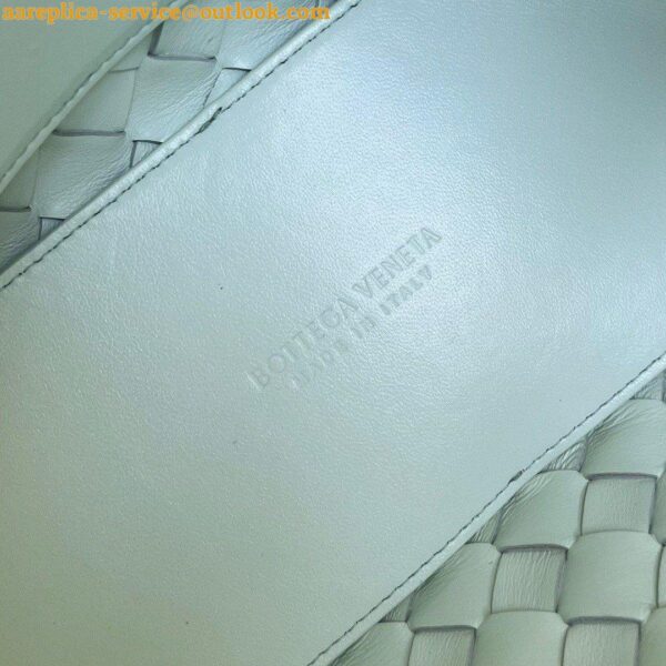 Replica Bottega Veneta Small Andiamo Bag In Glacier Intrecciato Lambskin 7