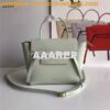 Replica Celine Nano Belt Bag In medium green Grained Calfskin 185003