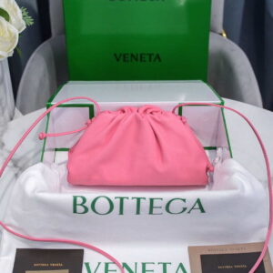 Replica Bottega Veneta 585852 BV Mini Pouch Pink Bag