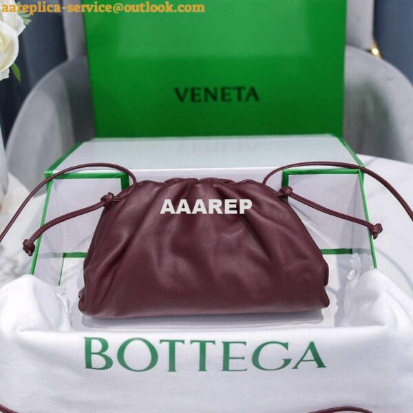 Replica Bottega Veneta 585852 BV Mini Pouch Wine Red Bag 3