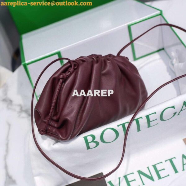 Replica Bottega Veneta 585852 BV Mini Pouch Wine Red Bag 4