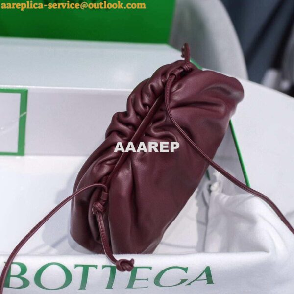 Replica Bottega Veneta 585852 BV Mini Pouch Wine Red Bag 6