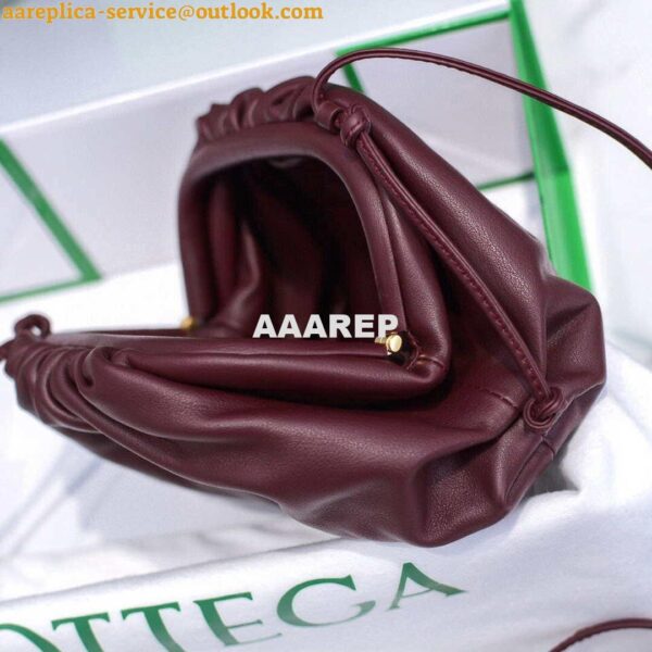 Replica Bottega Veneta 585852 BV Mini Pouch Wine Red Bag 8