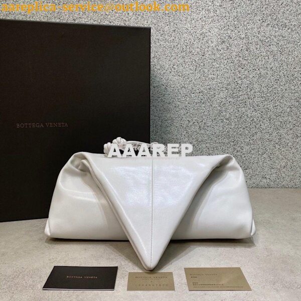 Replica Bottega Veneta Angular Clutch Bag 622712 Bianco 3