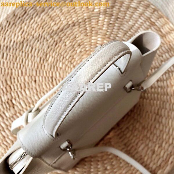 Replica Celine Nano Belt Bag White Grained Calfskin 185003 6