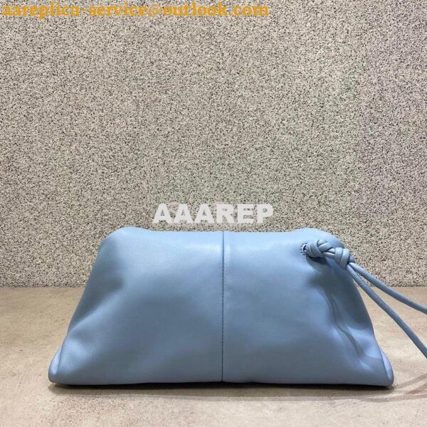 Replica Bottega Veneta Angular Clutch Bag 622712 Ice Blue 5