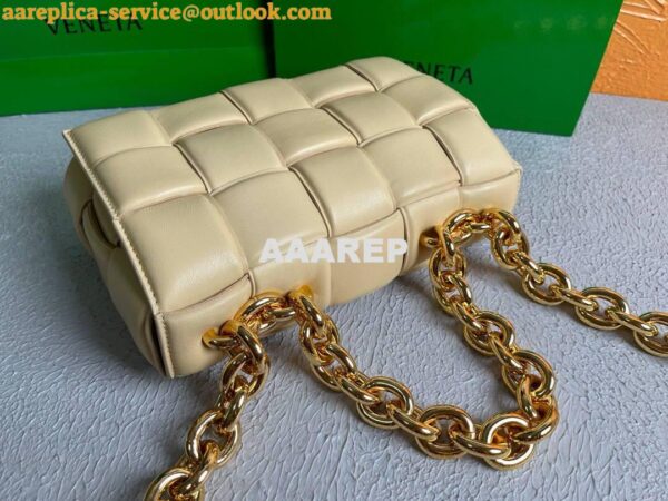 Replica Bottega Veneta BV 20206 Chain Cassette 631421 Apricot Gold 7