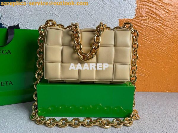 Replica Bottega Veneta BV 20206 Chain Cassette 631421 Apricot Gold 8