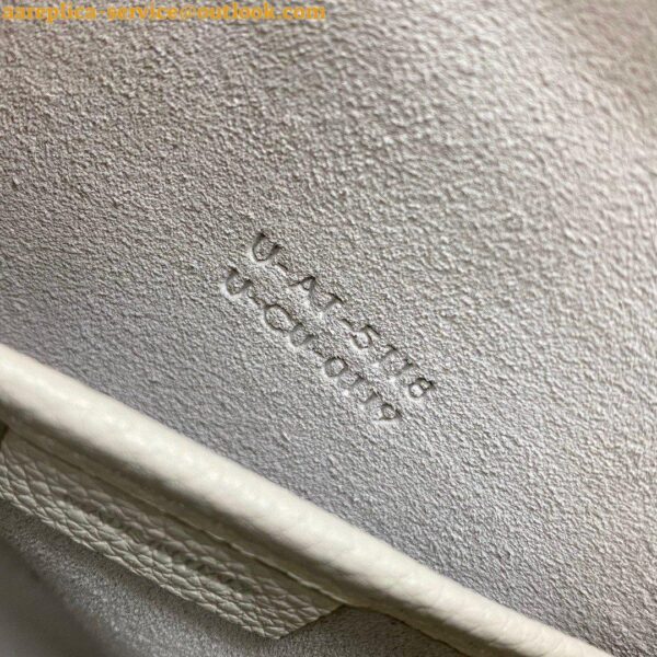 Replica Celine Nano Luggage Tote Bag In White Drummed Calfskin 9