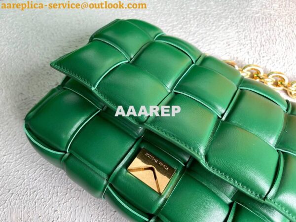 Replica Bottega Veneta BV 20206 Chain Cassette 631421 Green Gold 11