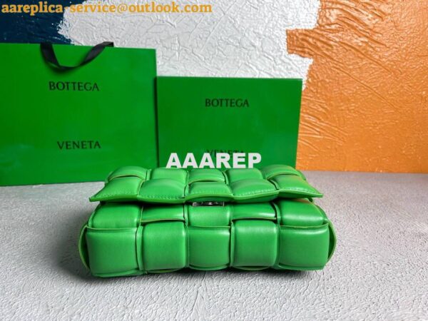 Replica Bottega Veneta BV 20206 Chain Cassette 631421 Green Silver 5