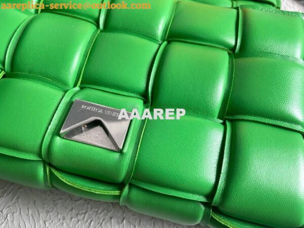 Replica Bottega Veneta BV 20206 Chain Cassette 631421 Green Silver 9