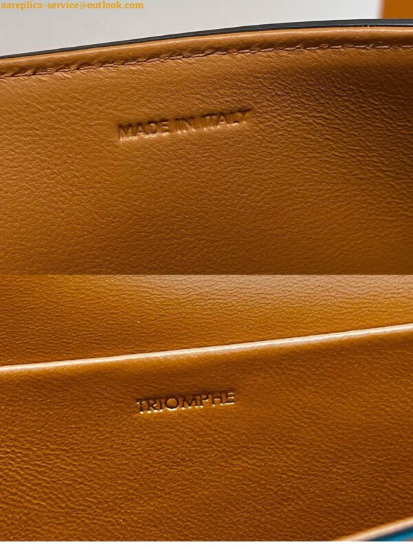 Replica Celine Claude Shoulder Bag in Brown Calfskin 13