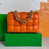 Replica Bottega Veneta BV 20206 Chain Cassette 631421 Orange Gold 2