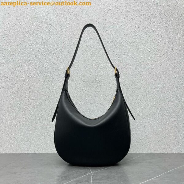 Replica Celine Heloise Cuir Triomphe Bag in Black Calfskin 14